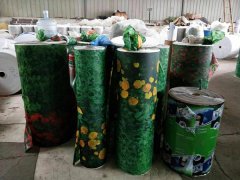 银川苗木绿化防寒布用途！1米印花防寒无纺布